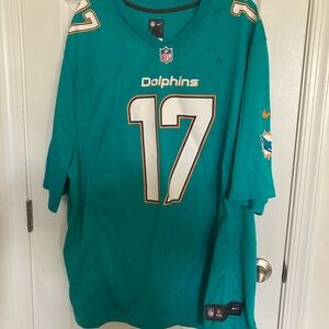 Miami Dolphins Men’s 3XL Tannehill Aqua Jersey #77